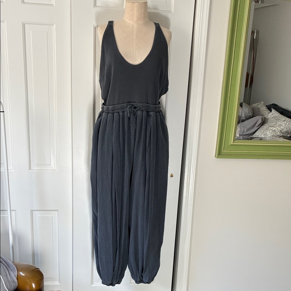 Free People Gray Jumpsuit